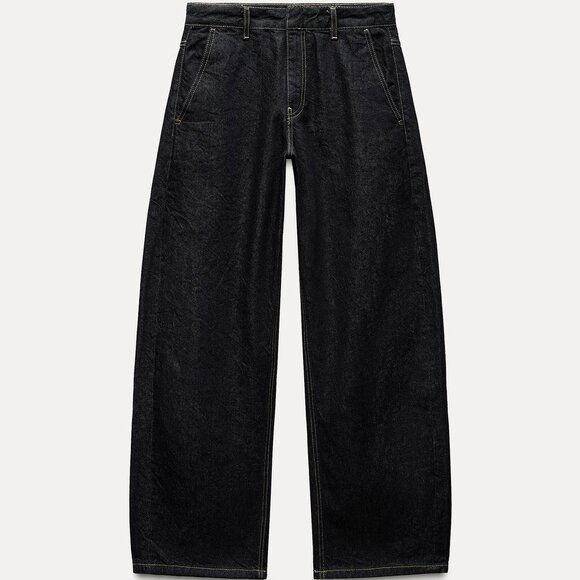 Zara Dark Denim Pants and Vest Set - Picture 2 of 13